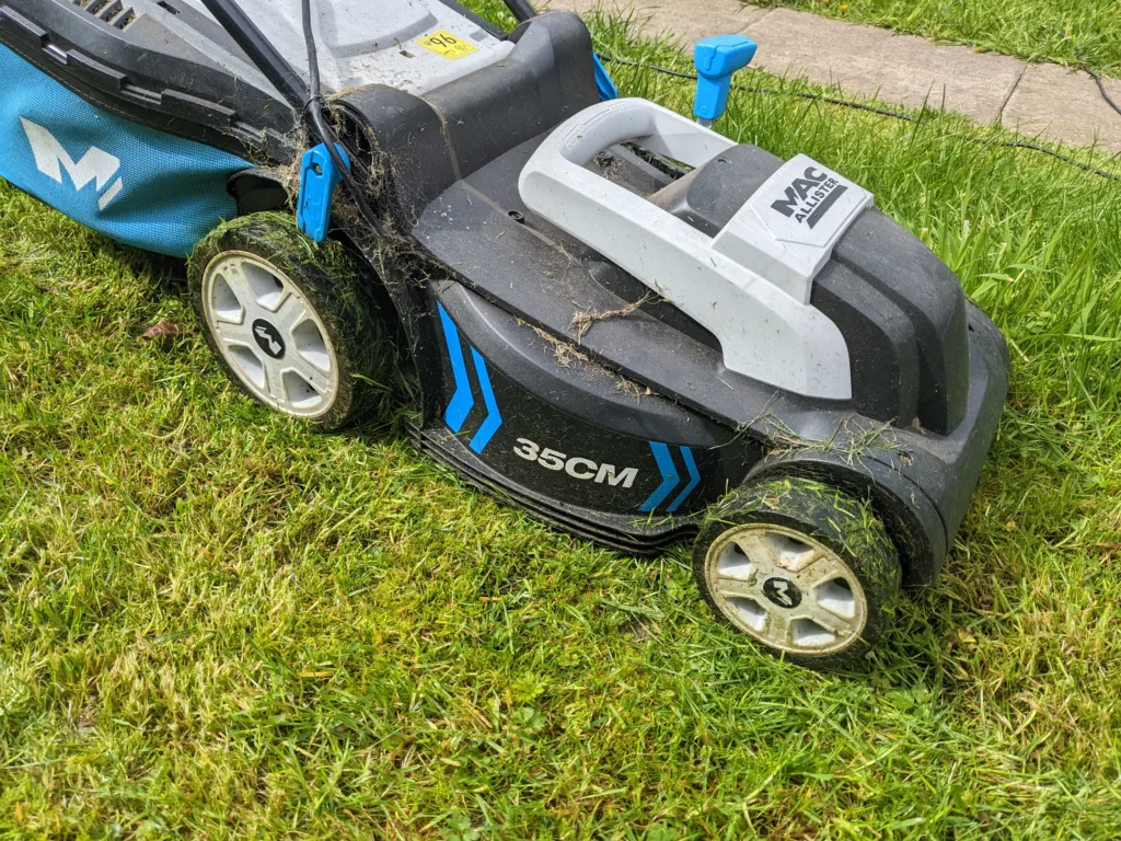 corded, lawn, mower,
