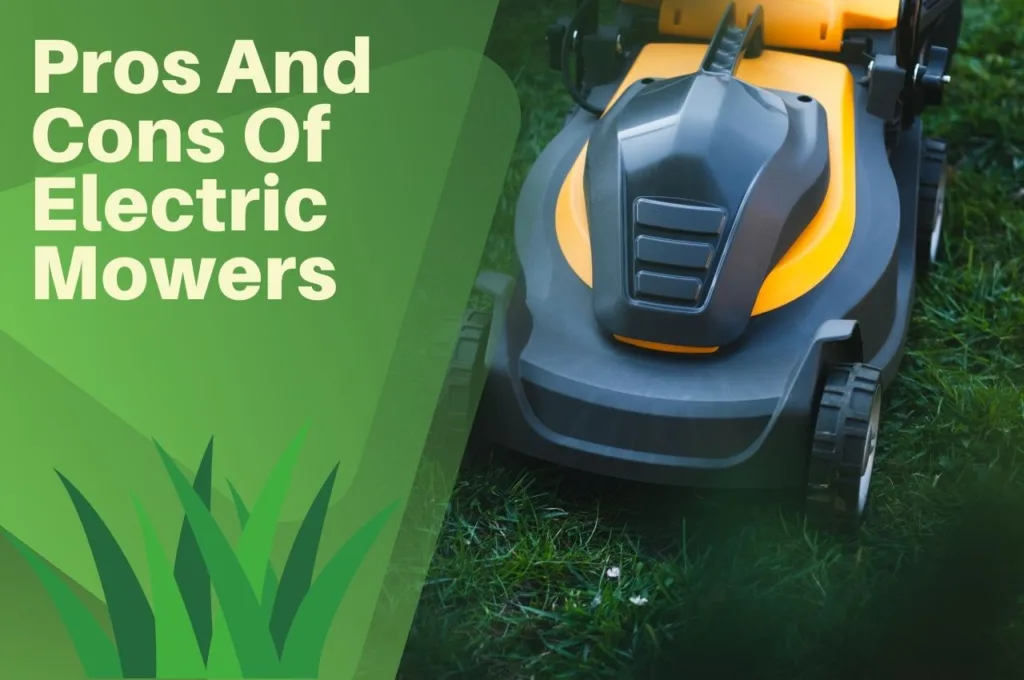 electric, lawn, mower, grass, pros, and, cons,
