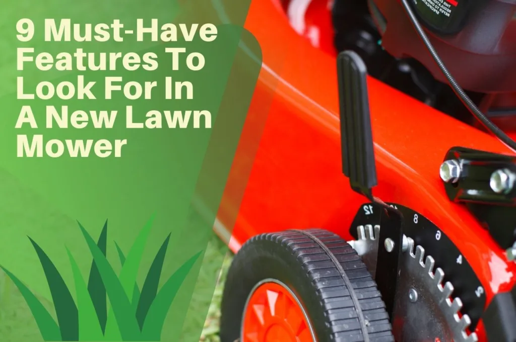 lawn, mower, height, ajuster, feature,