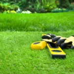 ppe, lawn, artificial, grass, turf, measuring, tape, gloves, level,
